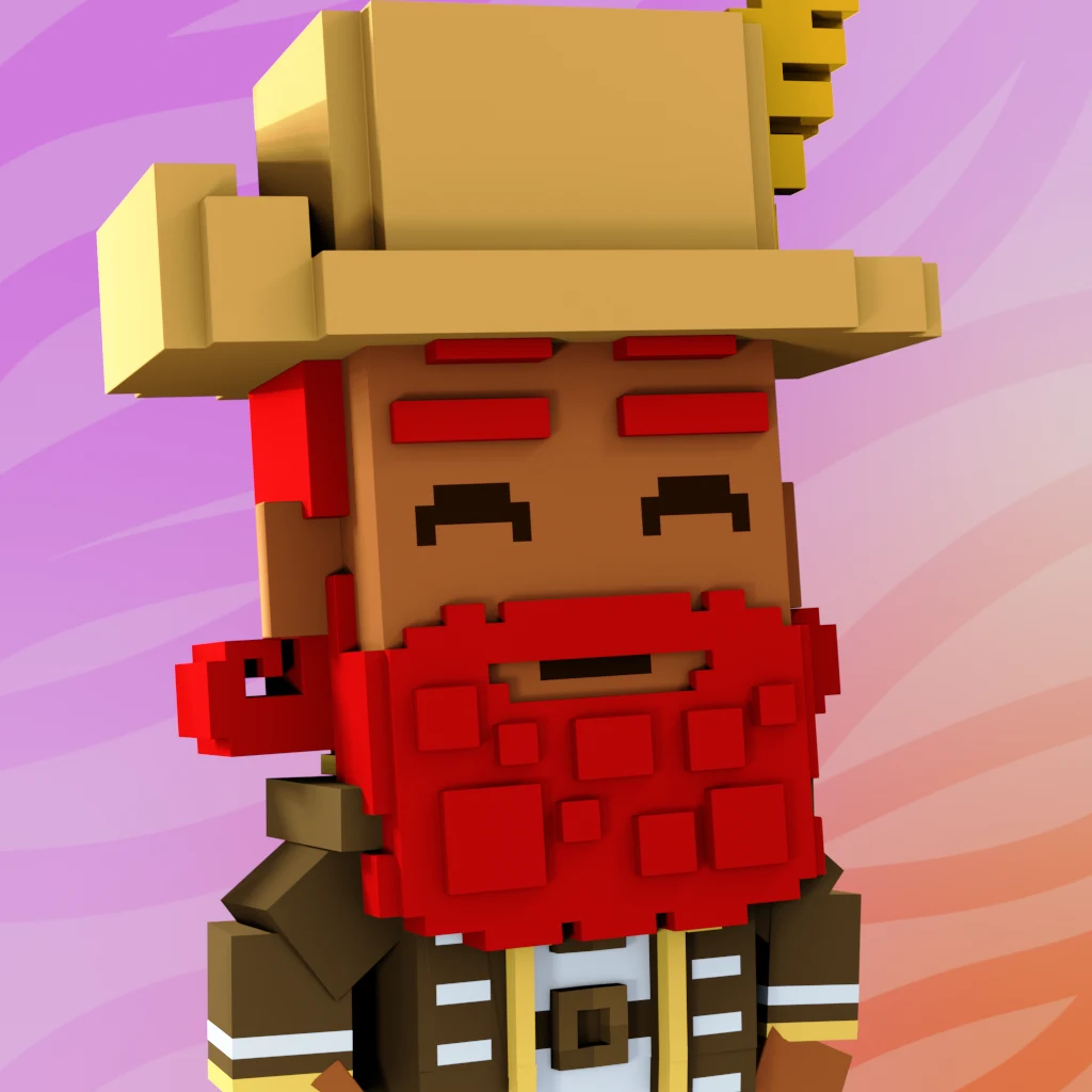 Pirate #1733 voxel render