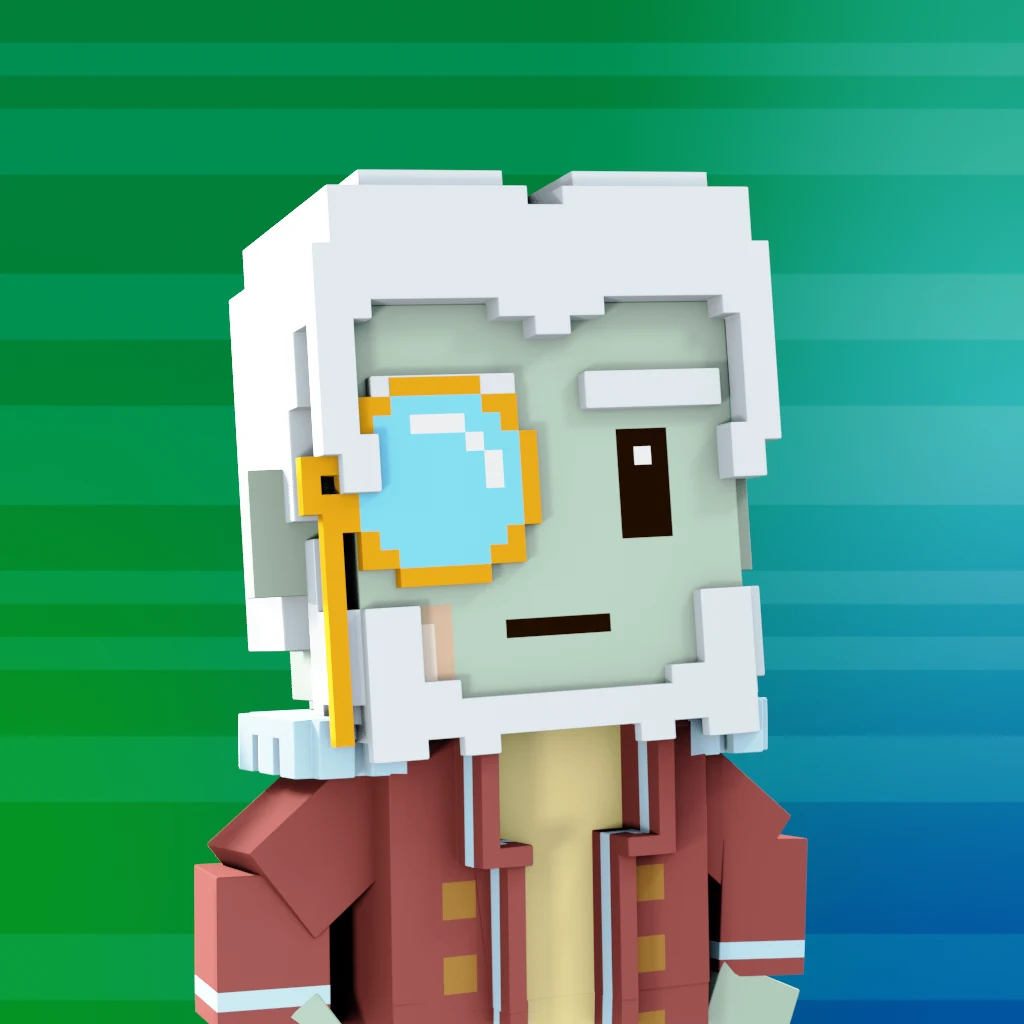 Pirate #1734 voxel render
