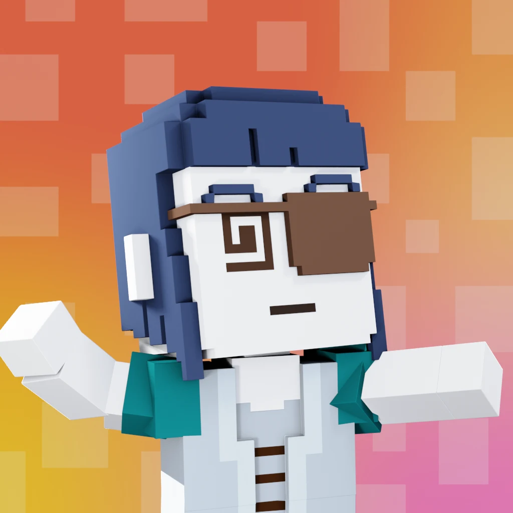 Pirate #1736 voxel render