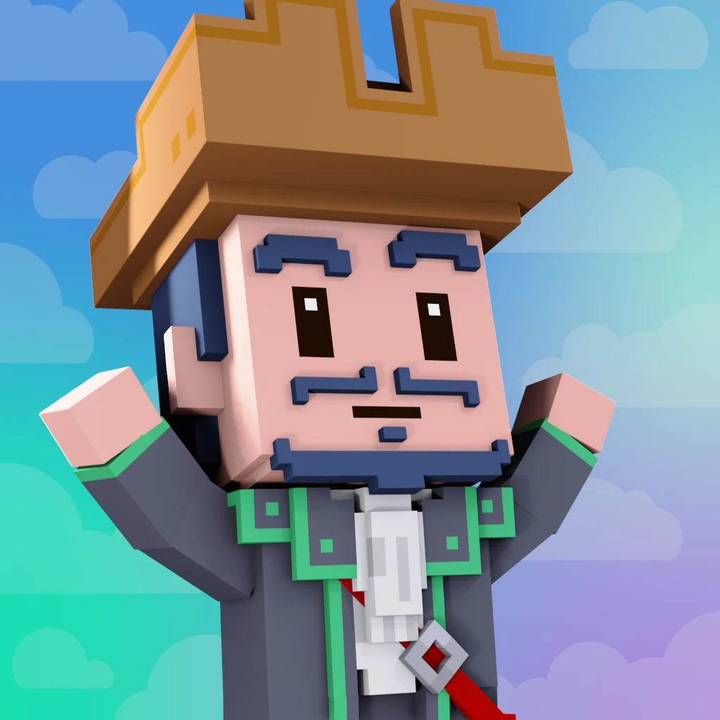 Pirate #1737 voxel render