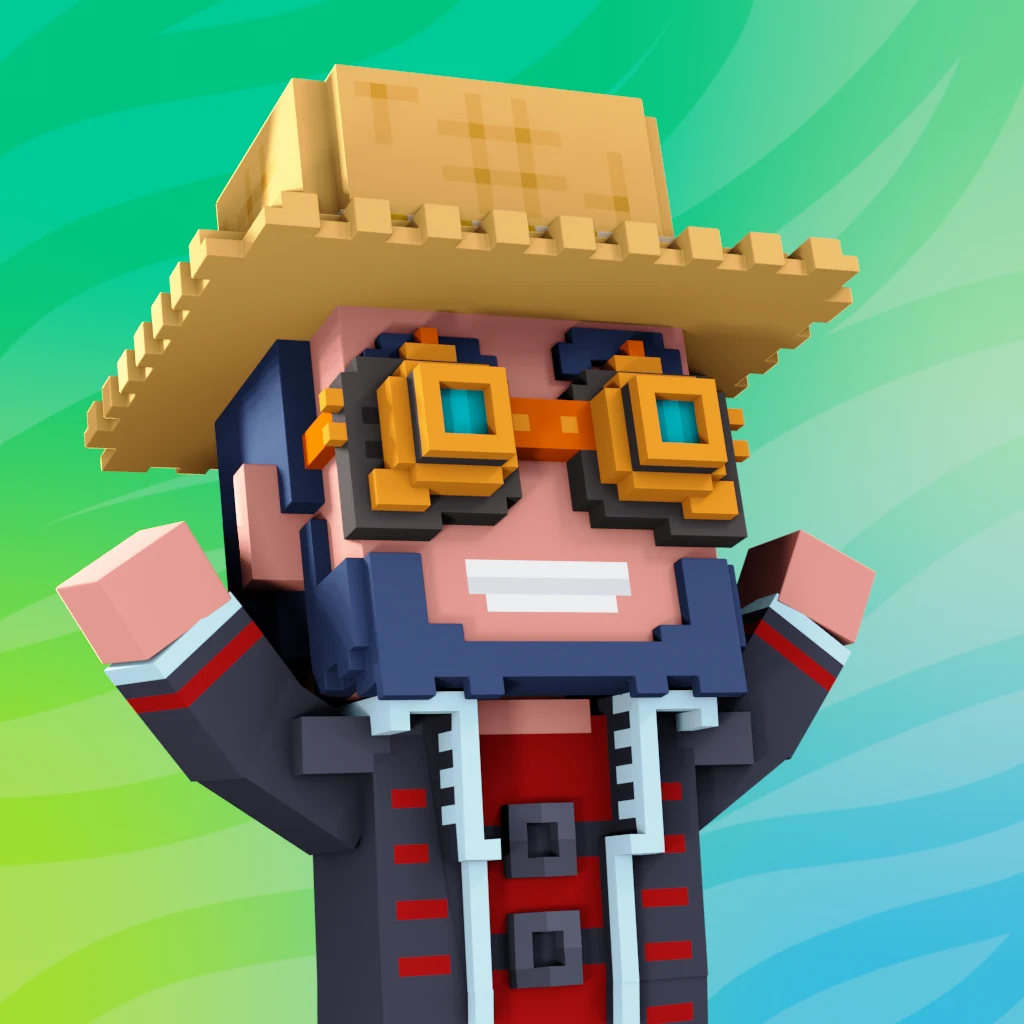 Pirate #1738 voxel render