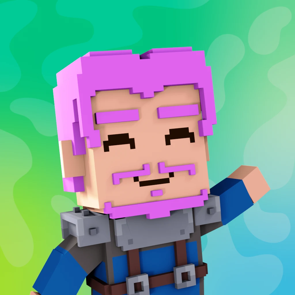 Pirate #174 voxel render