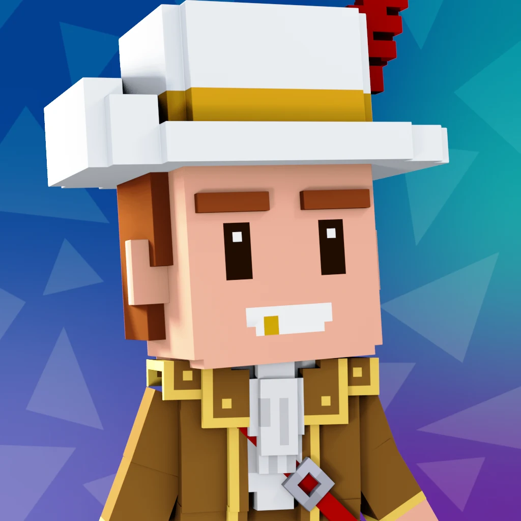 Pirate #1740 voxel render