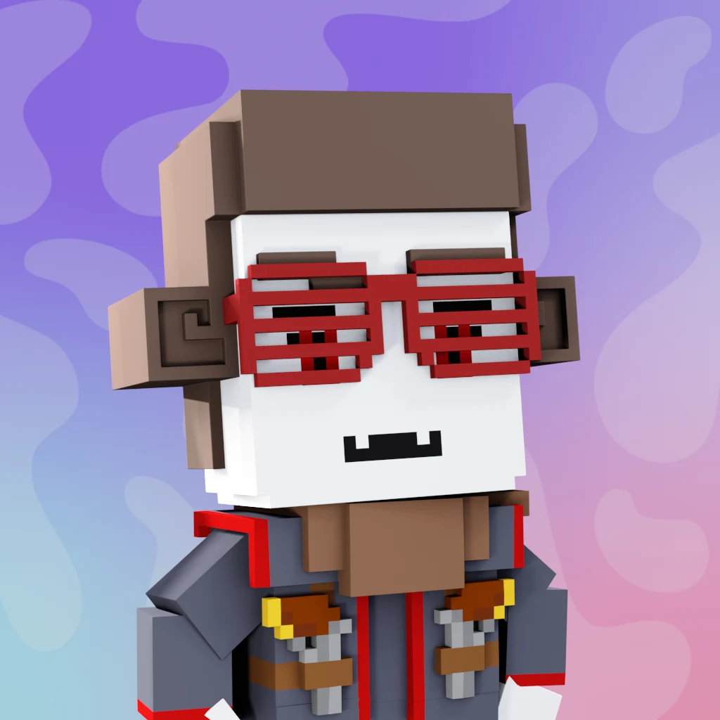 Pirate #1743 voxel render