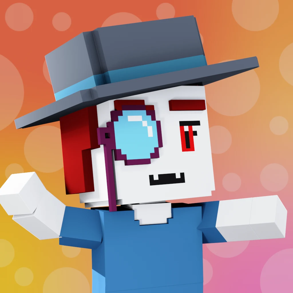 Pirate #1744 voxel render