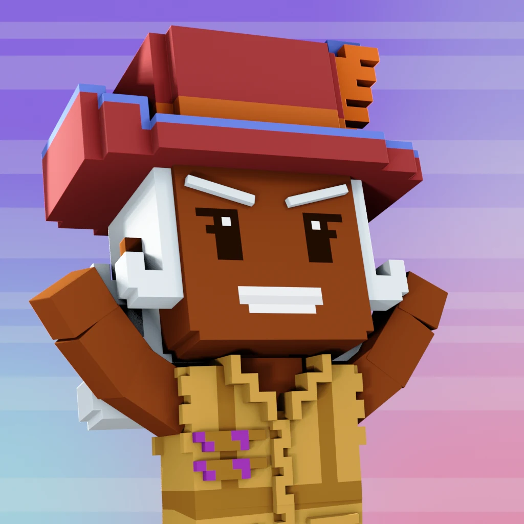 Pirate #1745 voxel render