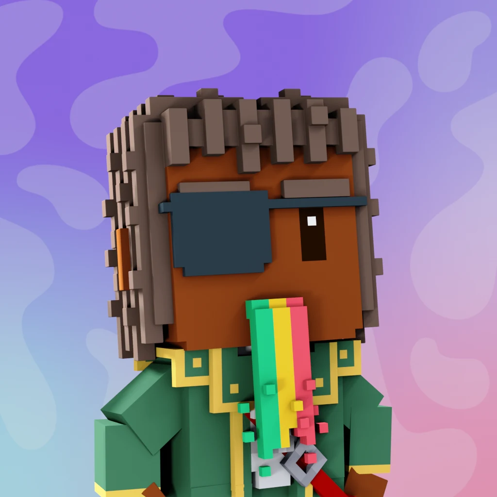 Pirate #1746 voxel render