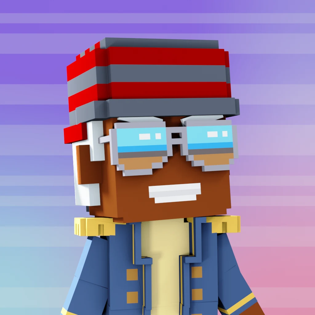 Pirate #1747 voxel render