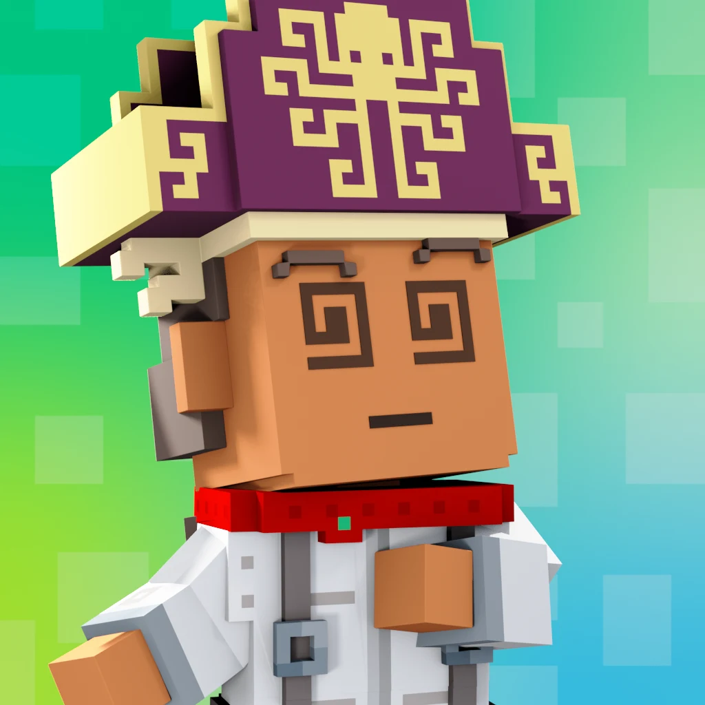Pirate #1748 voxel render