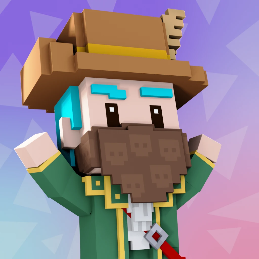 Pirate #1749 voxel render