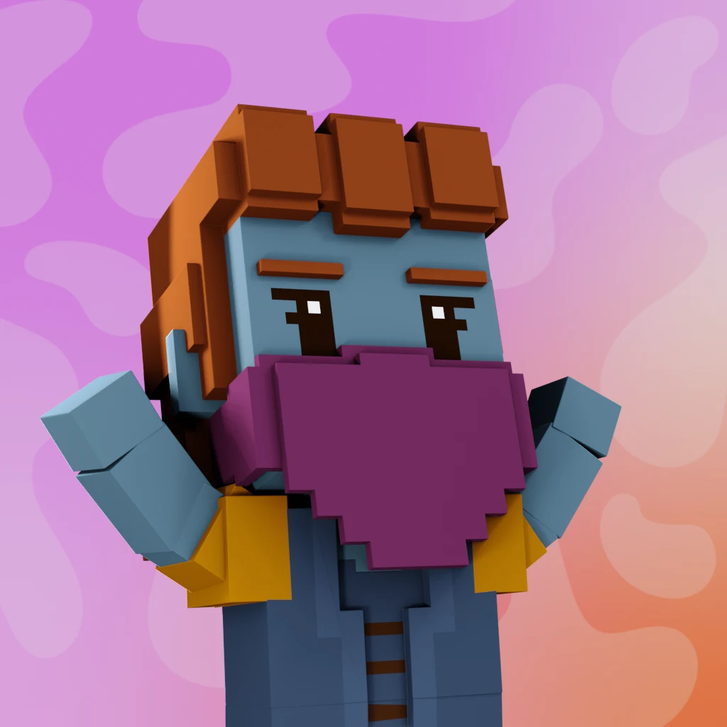 Pirate #175 voxel render