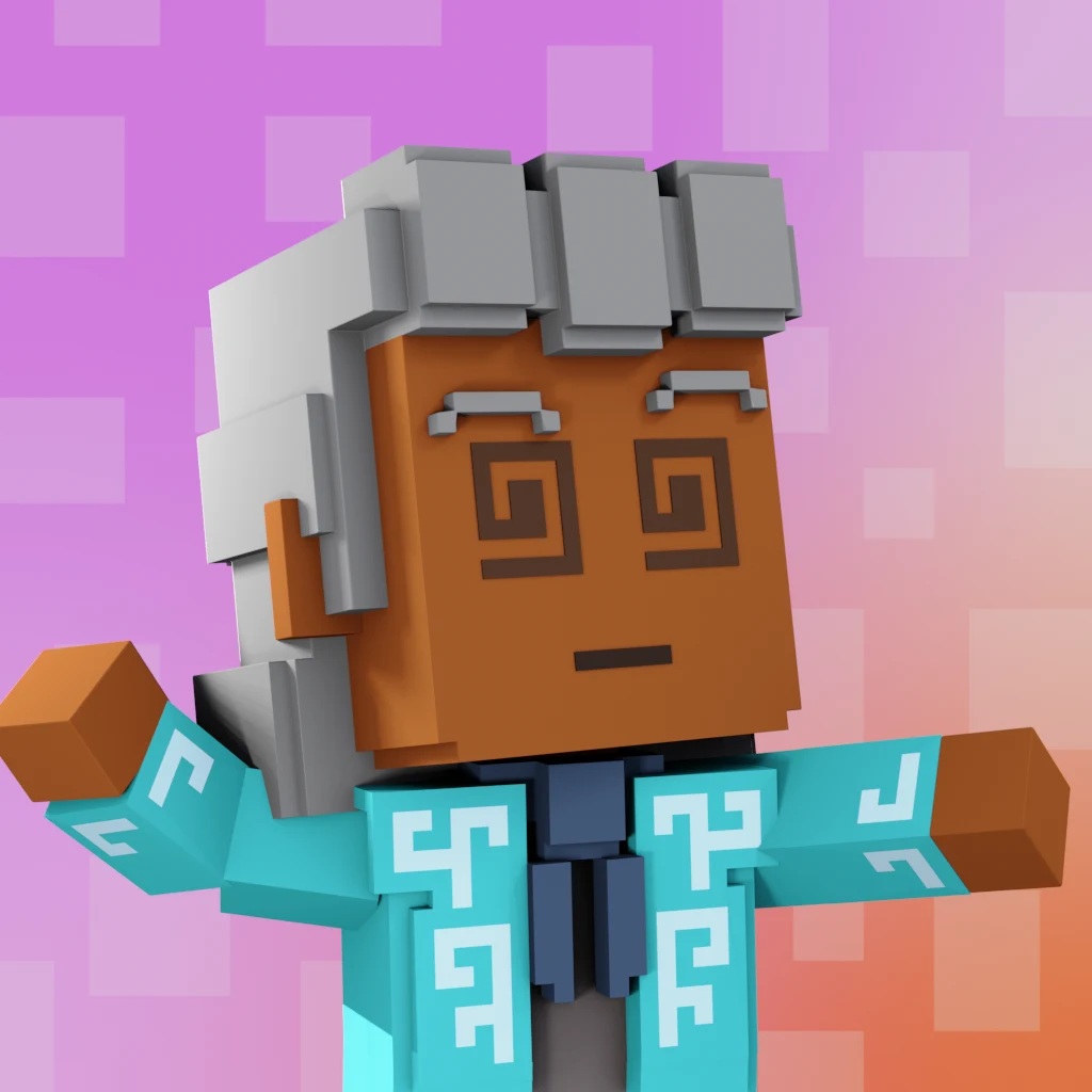 Pirate #1751 voxel render