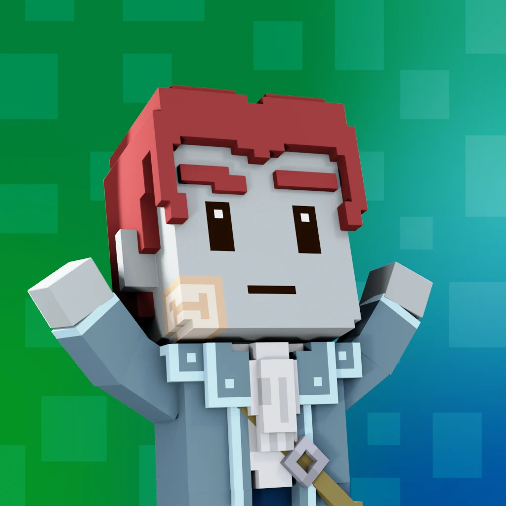 Pirate #1752 voxel render
