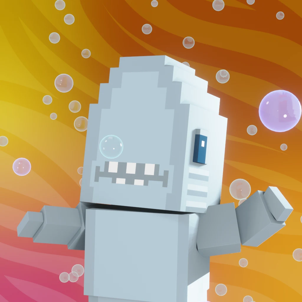 Pirate #1754 voxel render
