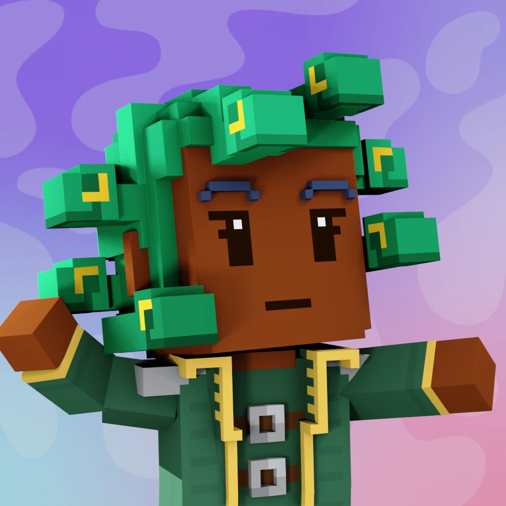 Pirate #1756 voxel render
