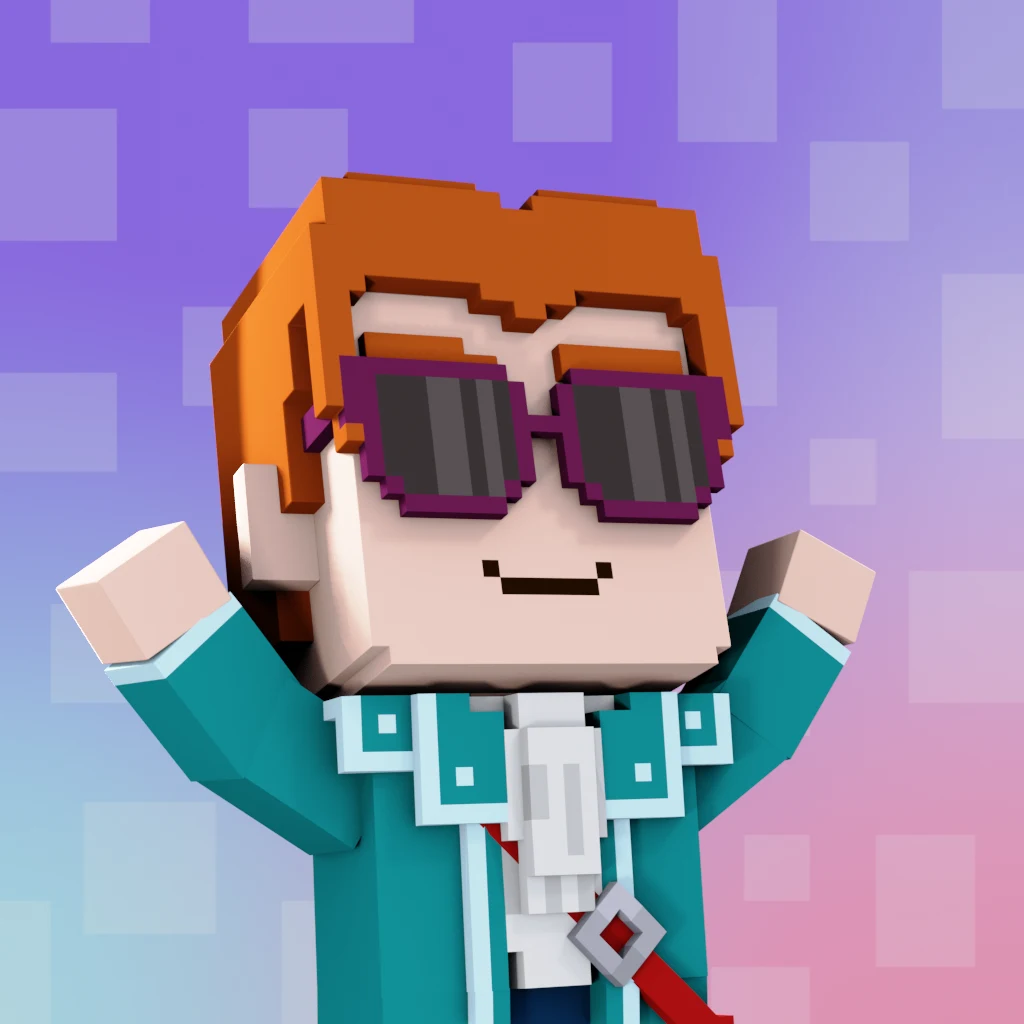 Pirate #1758 voxel render