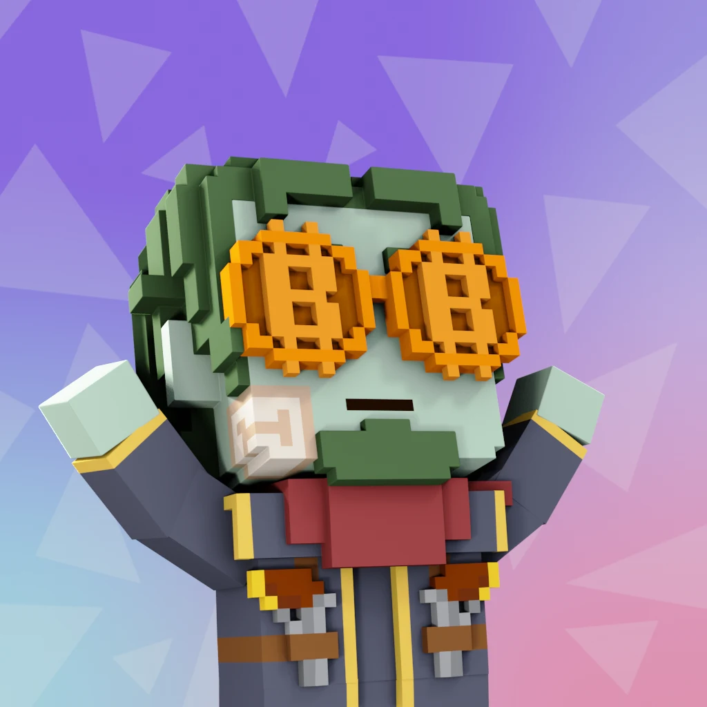 Pirate #1759 voxel render