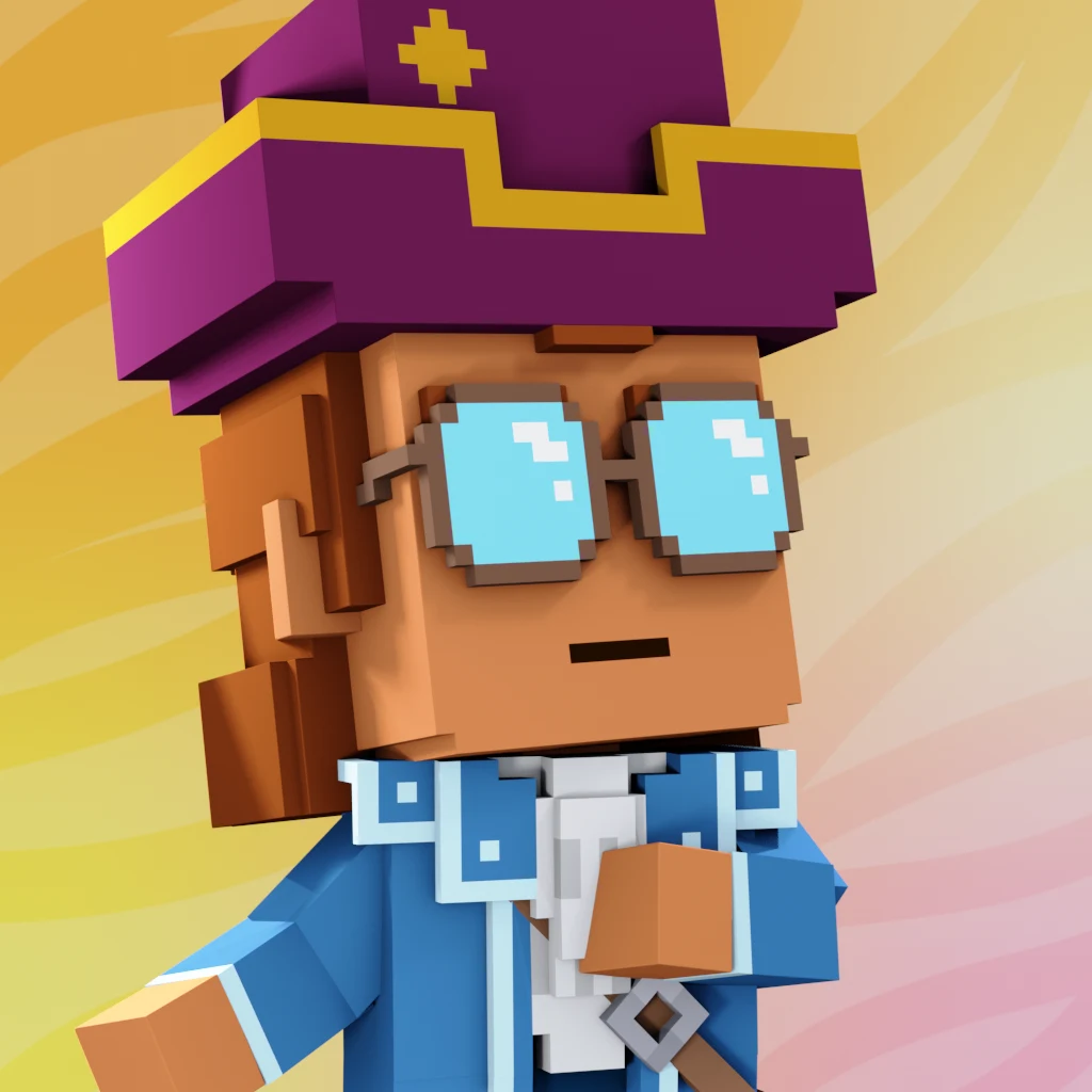 Pirate #1765 voxel render
