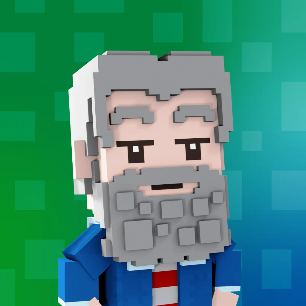 Pirate #1768 voxel render