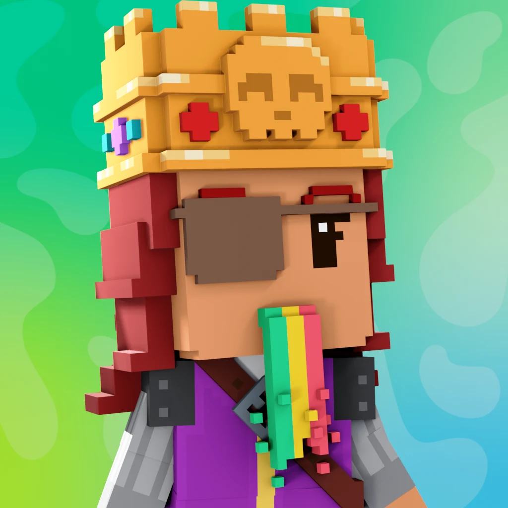 Pirate #177 voxel render