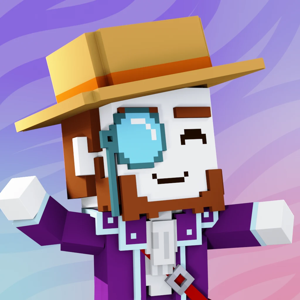 Pirate #1770 voxel render