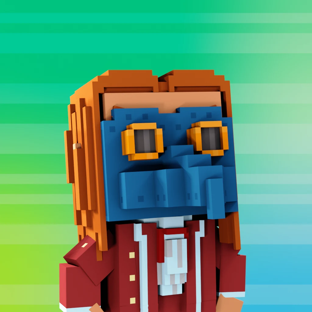 Pirate #1771 voxel render