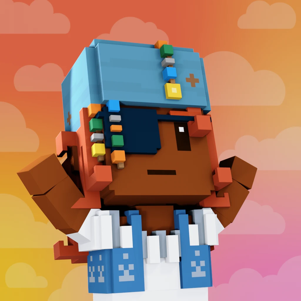 Pirate #1775 voxel render