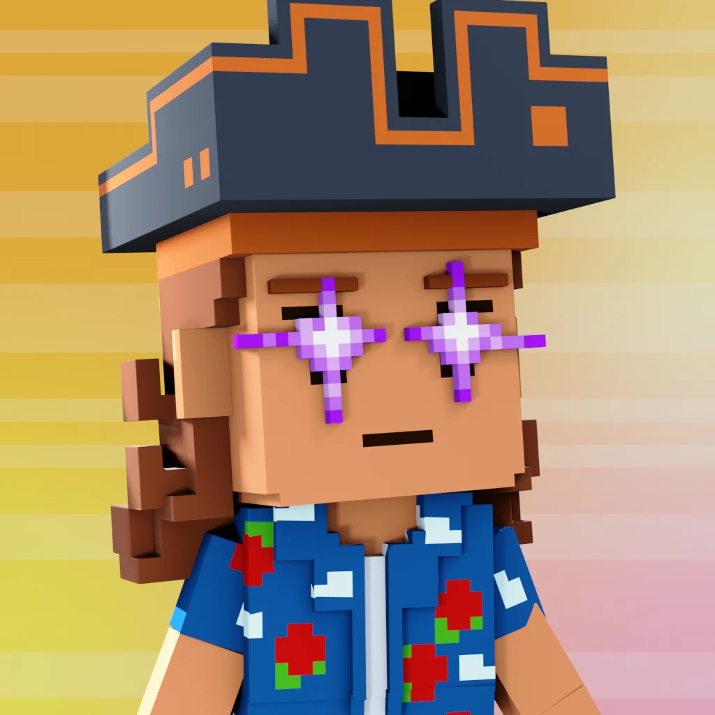 Pirate #1776 voxel render