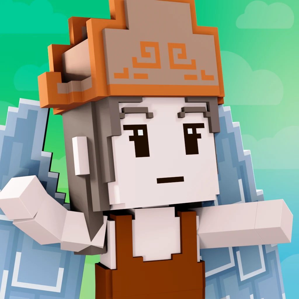 Pirate #1777 voxel render
