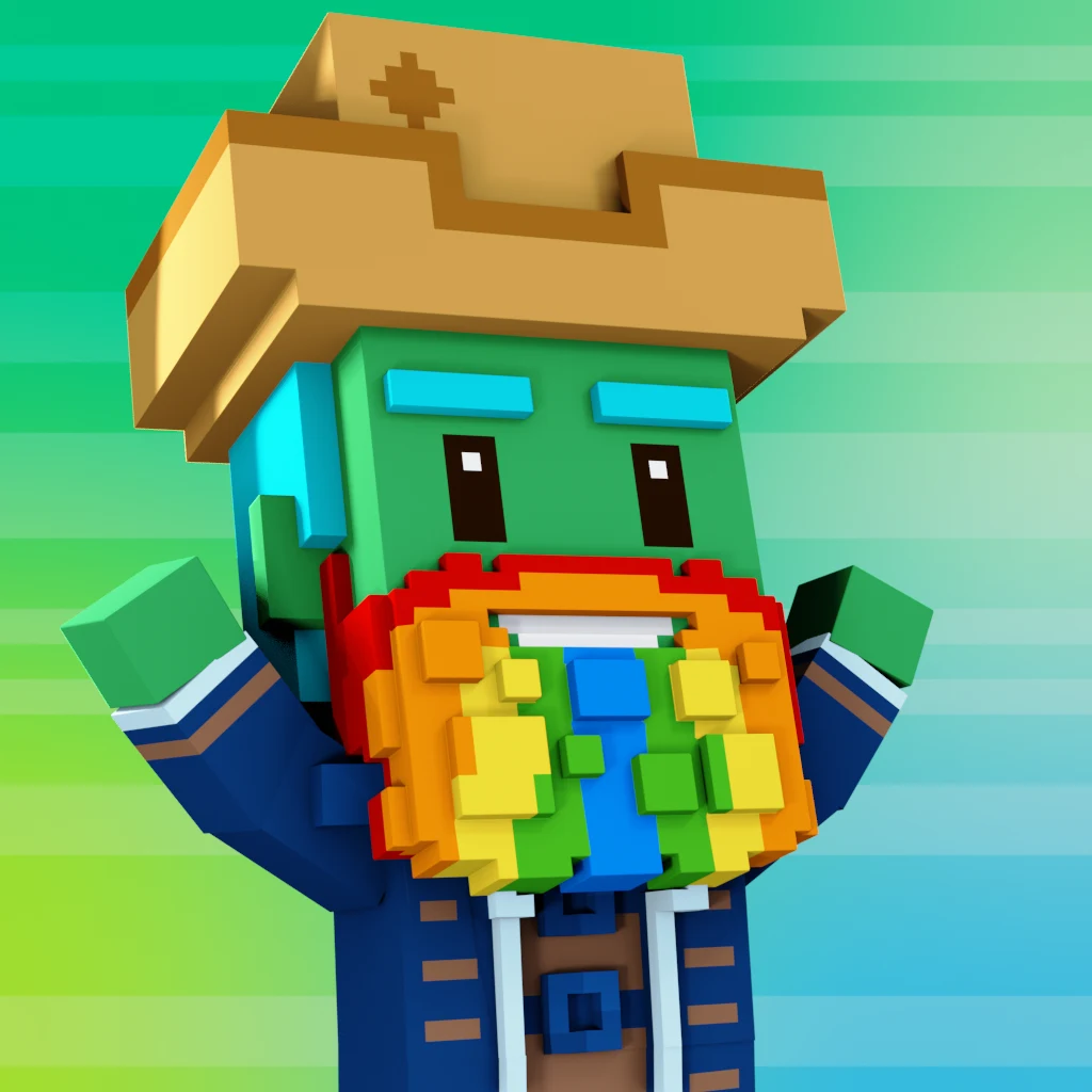 Pirate #1778 voxel render