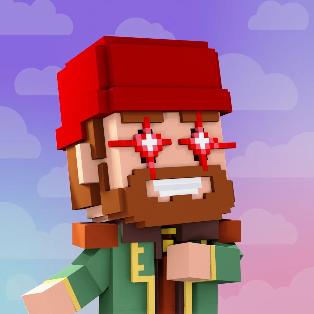Pirate #1779 voxel render