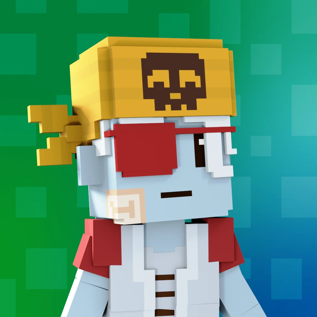 Pirate #178 voxel render