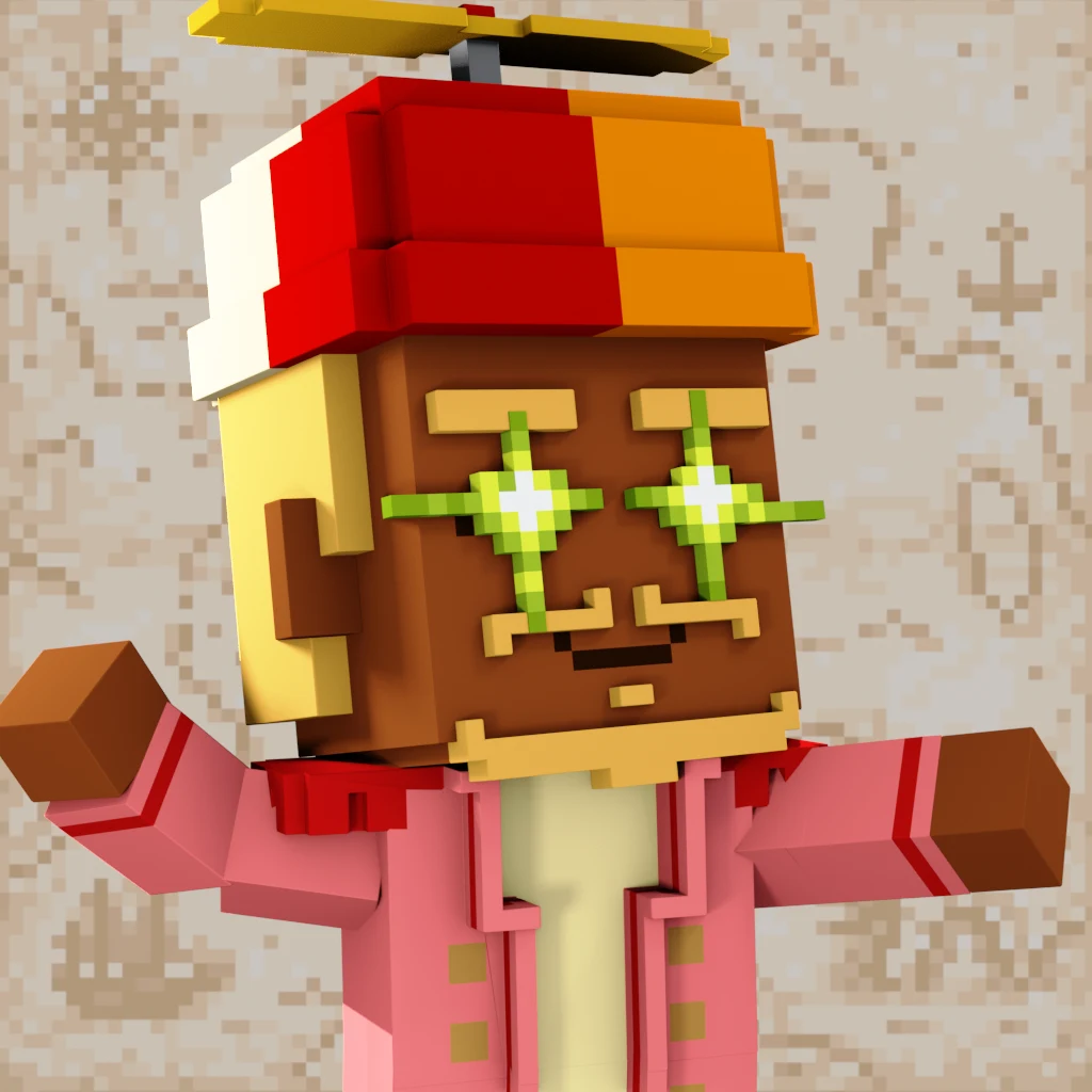 Pirate #1780 voxel render