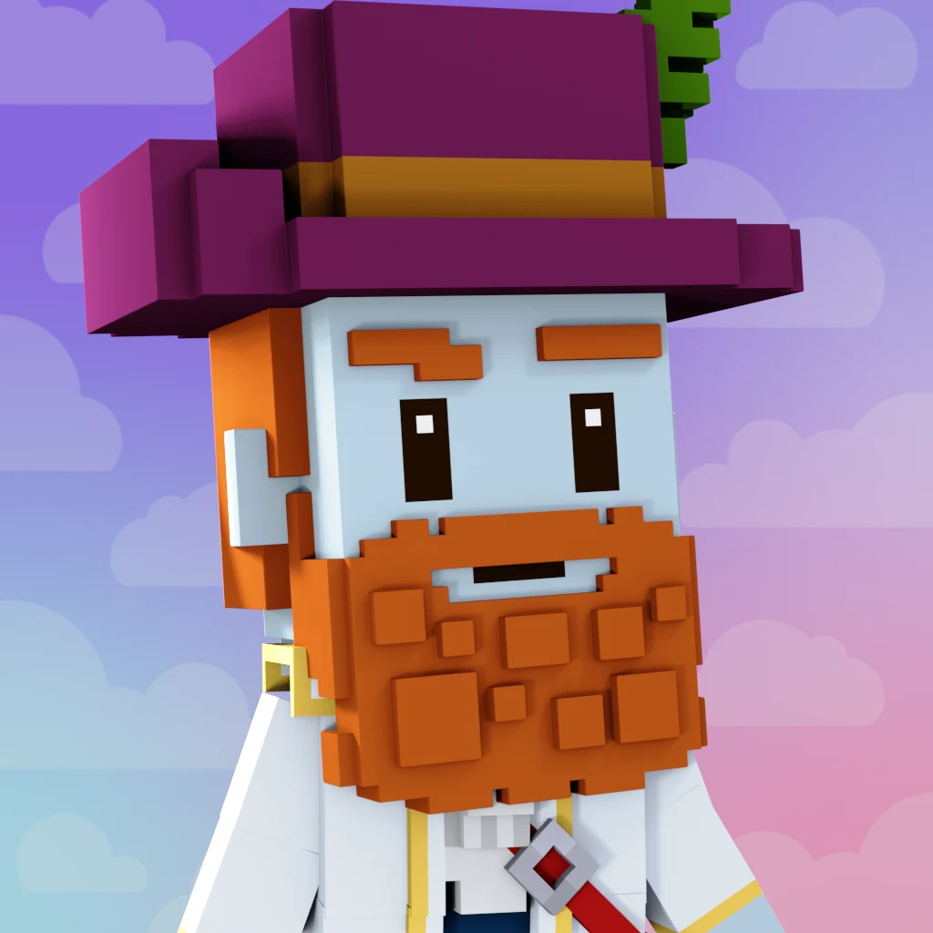 Pirate #1781 voxel render