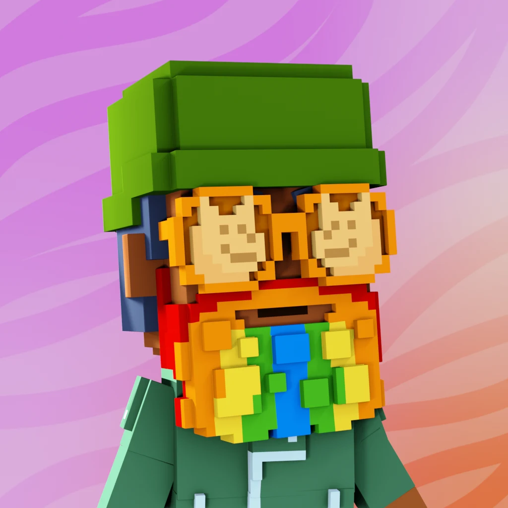 Pirate #1783 voxel render