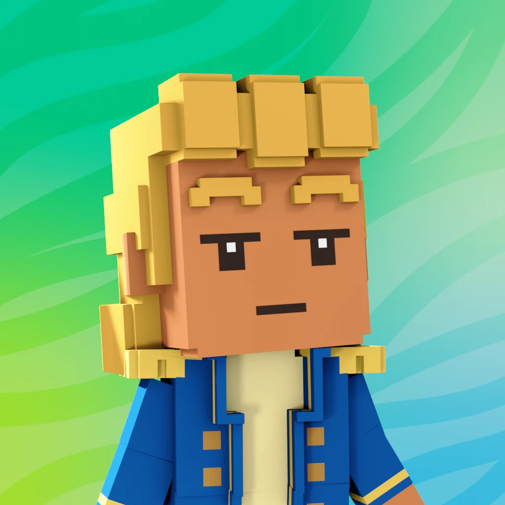 Pirate #1785 voxel render