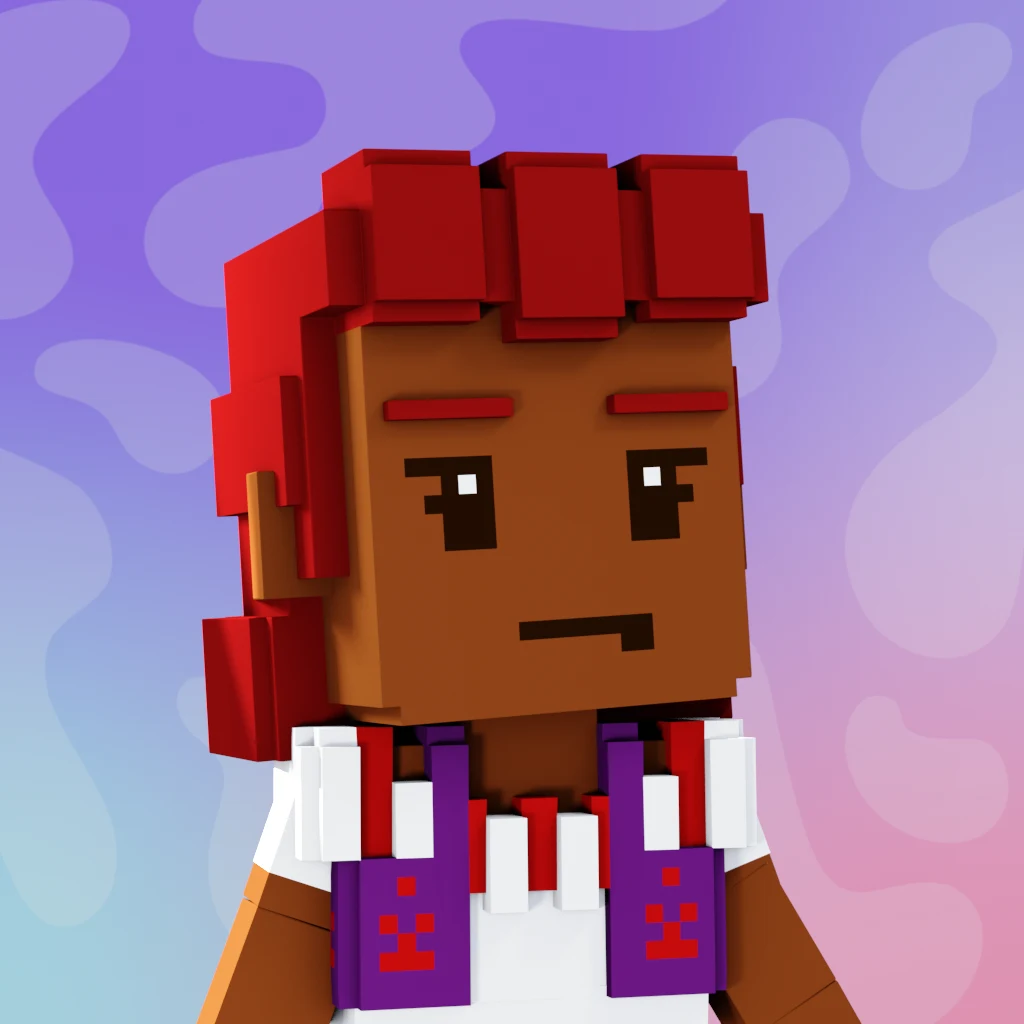 Pirate #1786 voxel render