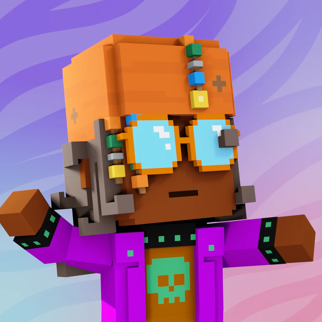Pirate #1787 voxel render