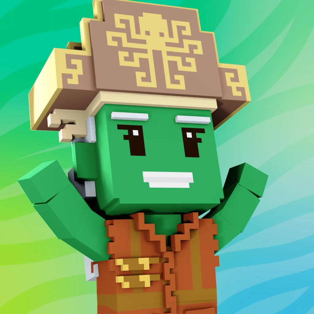 Pirate #1790 voxel render