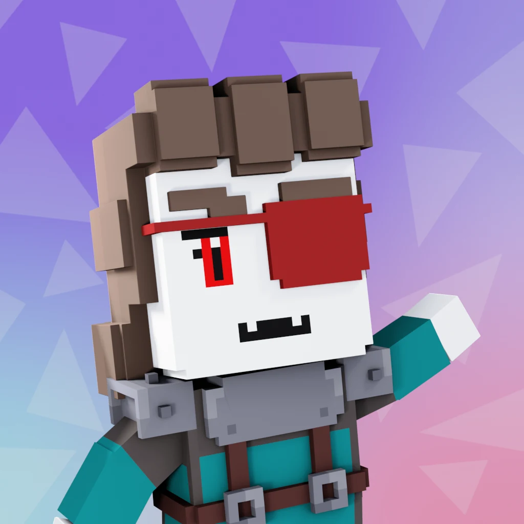 Pirate #1791 voxel render