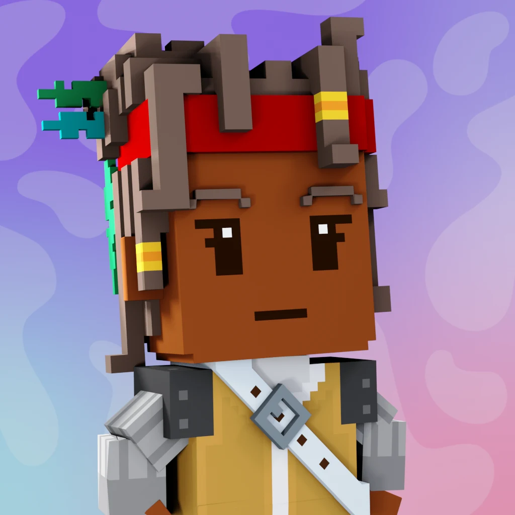 Pirate #1793 voxel render