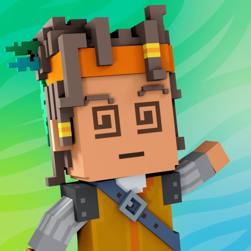 Pirate #1795 voxel render