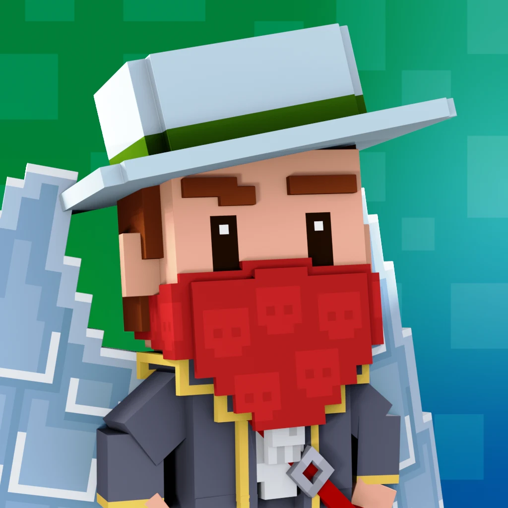 Pirate #1798 voxel render