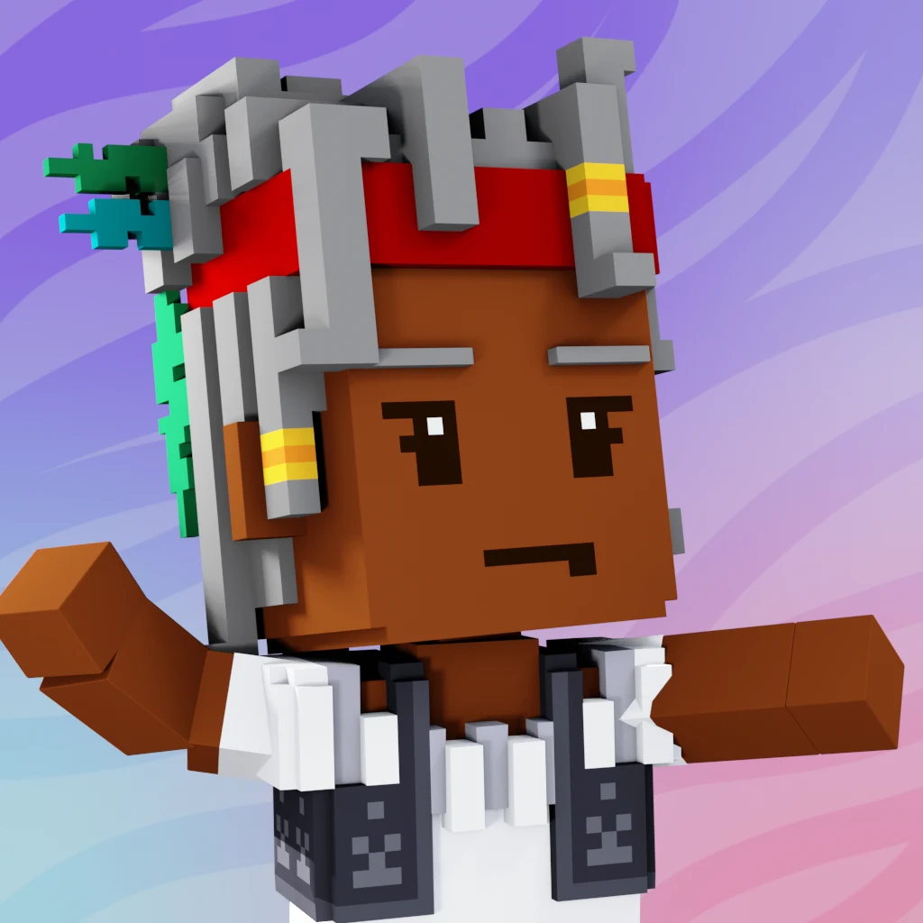 Pirate #1799 voxel render