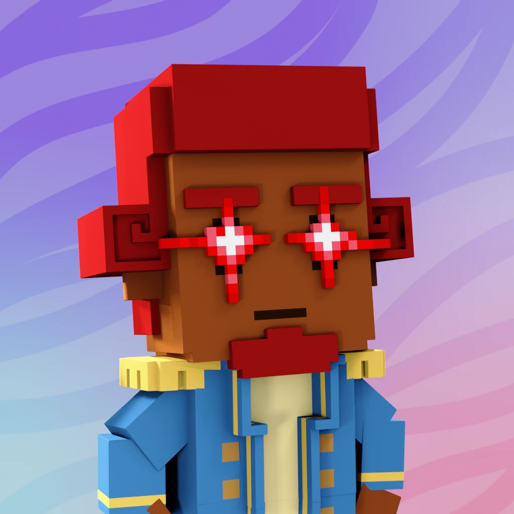 Pirate #1802 voxel render