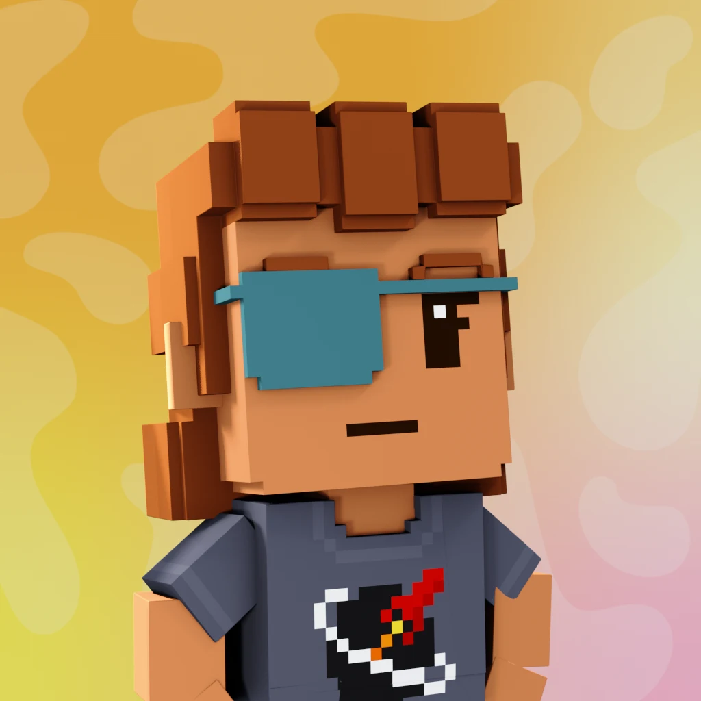 Pirate #1805 voxel render