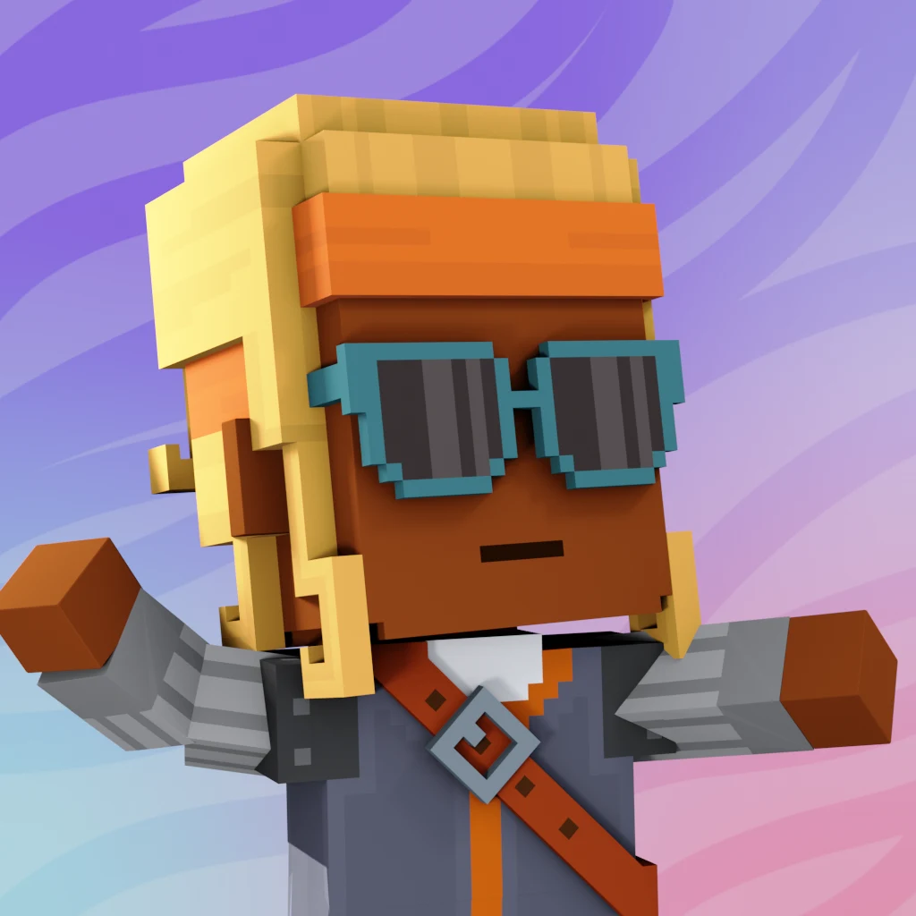 Pirate #1807 voxel render