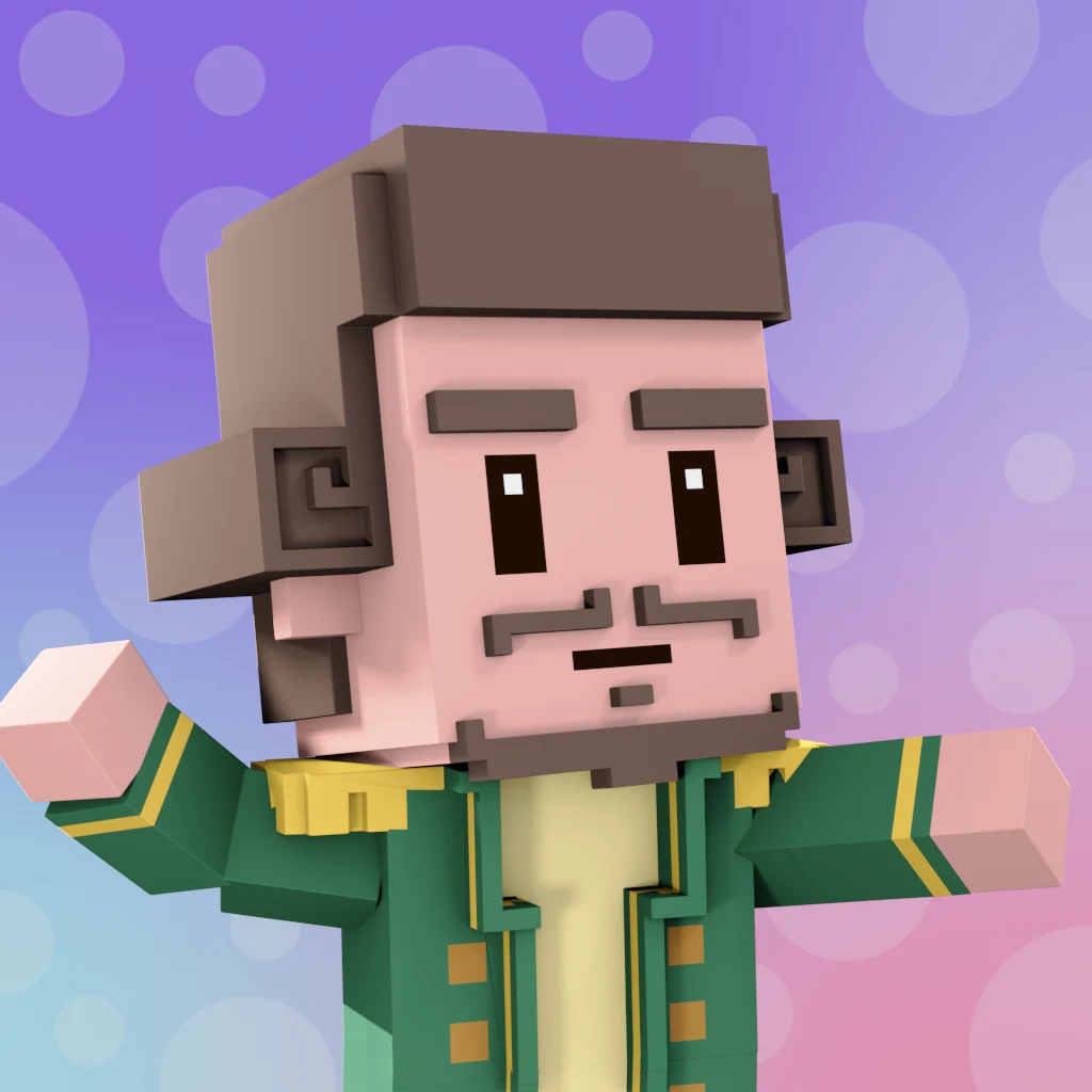 Pirate #181 voxel render