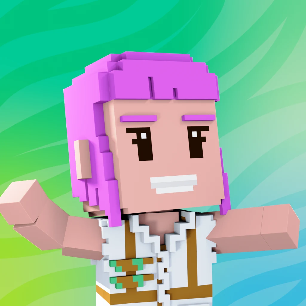 Pirate #1811 voxel render