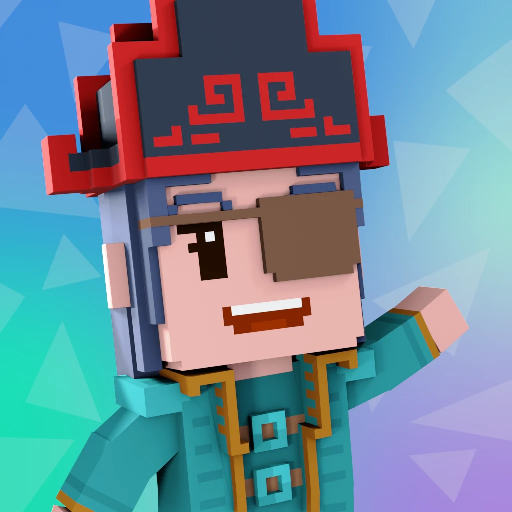 Pirate #1816 voxel render